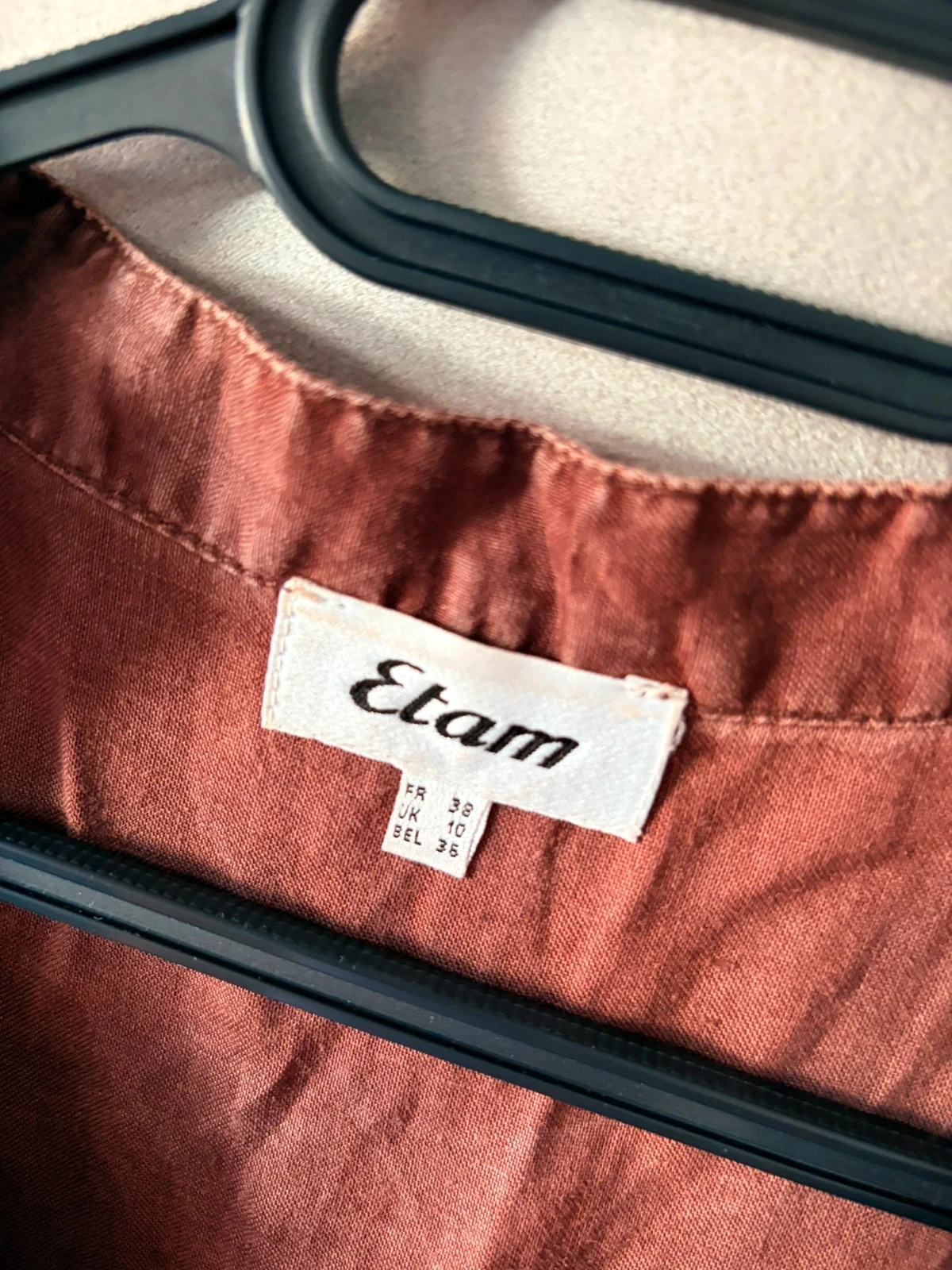 Vestido marrón Etam talla 38 – photo 2
